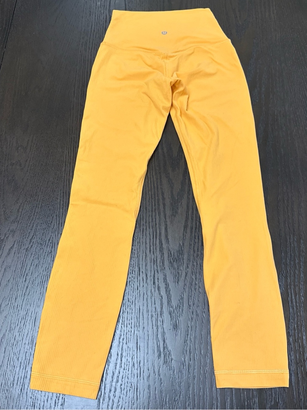 lululemon athletica Ribbed High-Waist Leggings - Golden Yellow